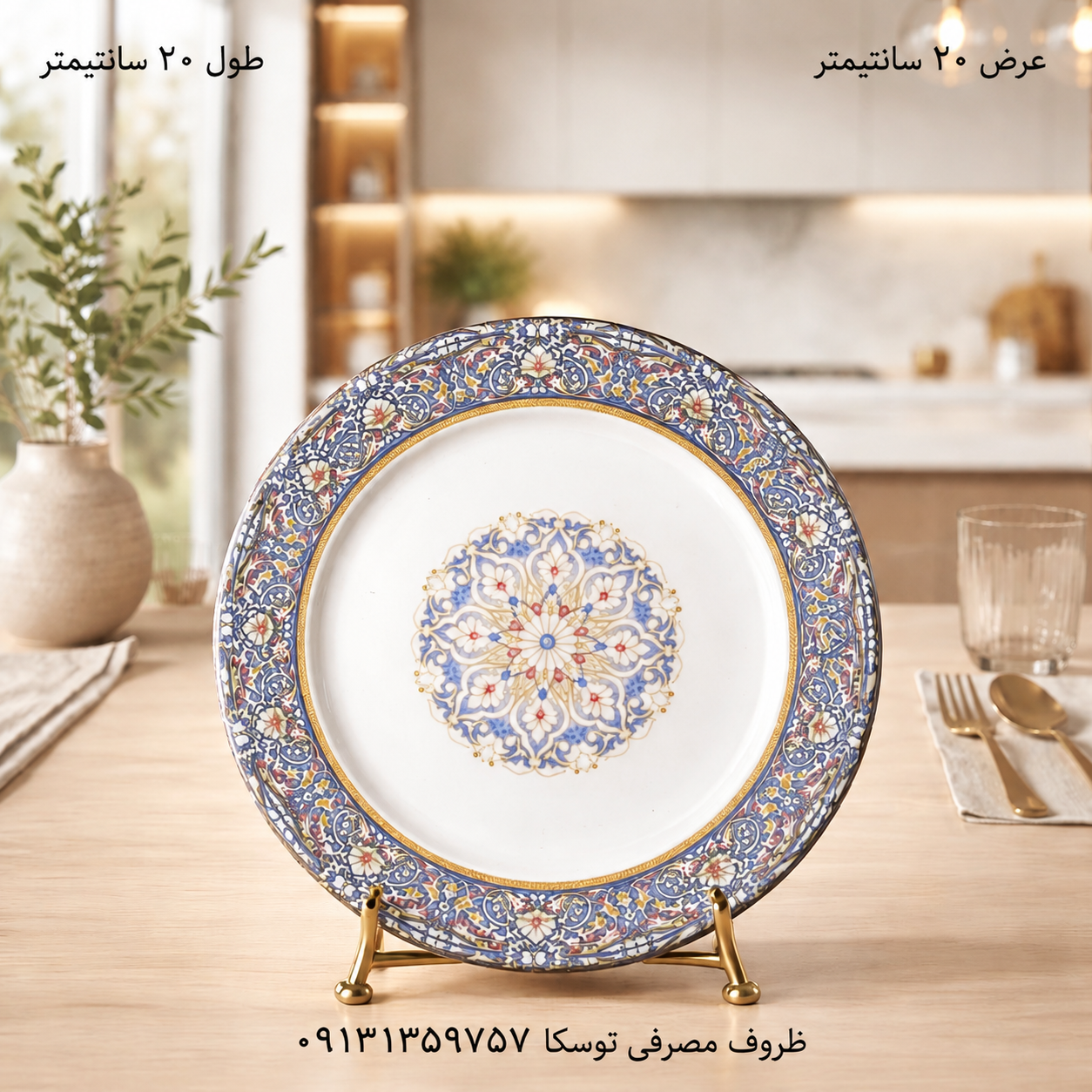 بشقاب میوه خوری پیشدستی ملامین کد 413 گل ابی افشان 6 عددی